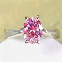 2.45 Carat Pink Round Brilliant Cut & White Finish